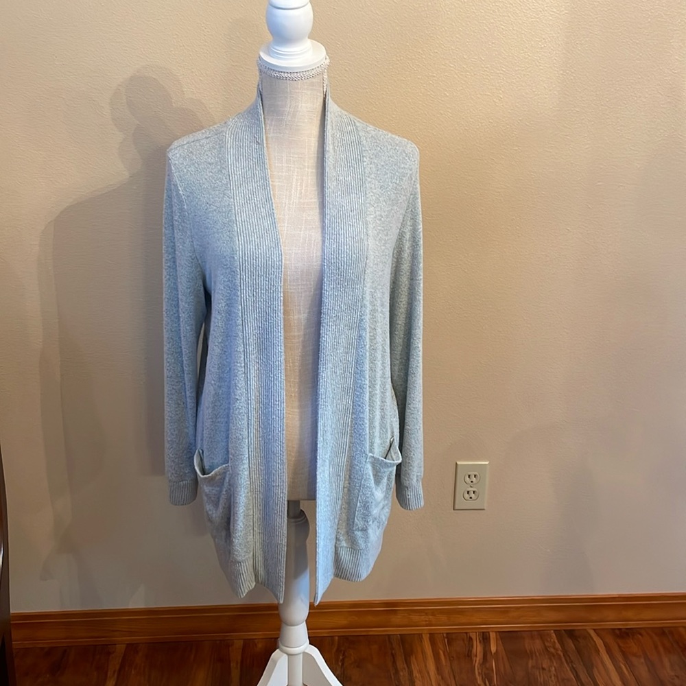 Market & Spruce womens open front cardigan long sleeves size medium
